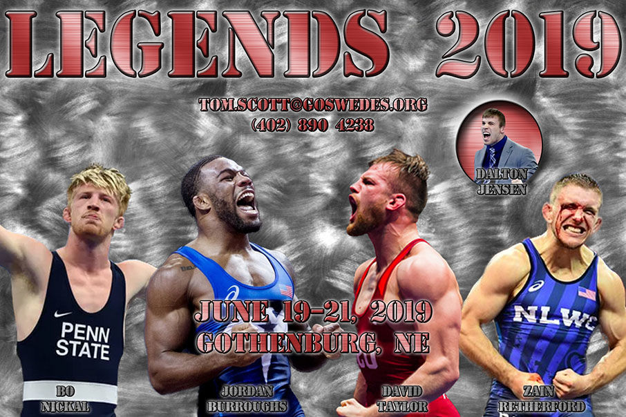 June 19-21 LEGENDS Wrestling Camp